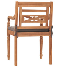 7-tlg. Garten-Essgruppe mit Dunkelgrauen Kissen Massivholz Teak