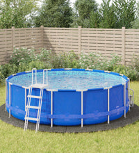 Pool-Bodentuch Hellgrau Ø500 cm Polyester Geotextil