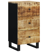 Sideboard mit 3 Schubladen 40x33,5x75 cm Massivholz Mango