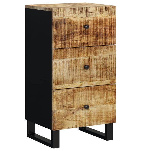 Sideboard mit 3 Schubladen 40x33,5x75 cm Massivholz Mango