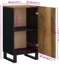 Sideboard mit Tür 40x31x75 cm Massivholz Mango