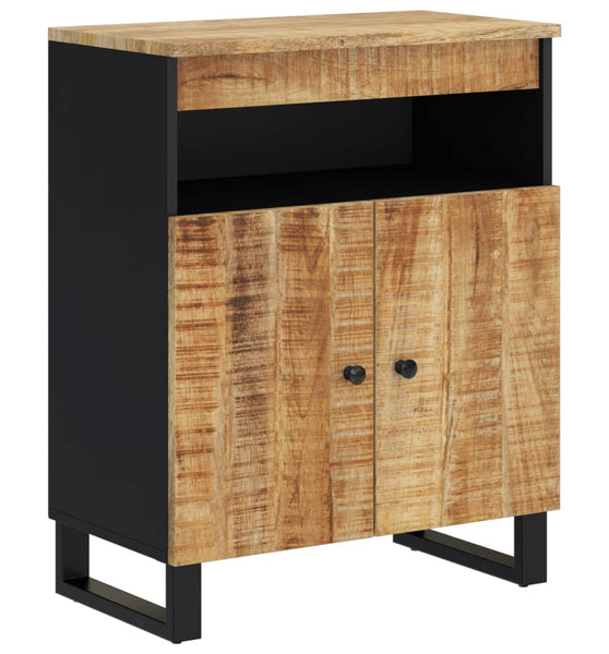 Sideboard mit 2 Türen 60x33x75 cm Massivholz Mango