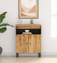 Sideboard mit 2 Türen 60x33x75 cm Massivholz Mango