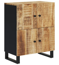 Sideboard mit 4 Türen 60x33x75 cm Massivholz Mango