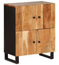 Sideboard mit 4 Türen 60x33x75 cm Massivholz Akazie