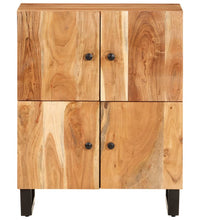 Sideboard mit 4 Türen 60x33x75 cm Massivholz Akazie