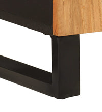 Sideboard mit 4 Türen 60x33x75 cm Massivholz Akazie