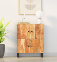 Sideboard mit 4 Türen 60x33x75 cm Massivholz Akazie