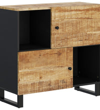 Sideboard mit 2 Türen 80x33x75 cm Massivholz Mango