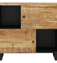 Sideboard mit 2 Türen 80x33x75 cm Massivholz Mango