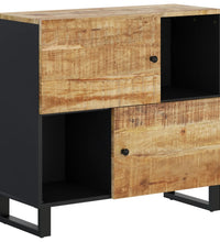 Sideboard mit 2 Türen 80x33x75 cm Massivholz Mango