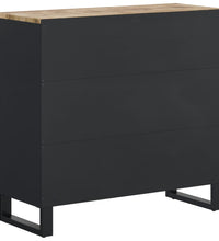 Sideboard mit 2 Türen 80x33x75 cm Massivholz Mango