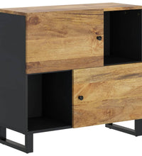 Sideboard mit 2 Türen 80x33x75 cm Massivholz Mango