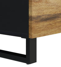 Sideboard mit 2 Türen 80x33x75 cm Massivholz Mango