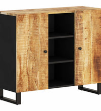 Sideboard mit 2 Türen 90x33x75 cm Massivholz Mango