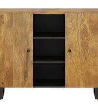 Sideboard mit 2 Türen 90x33x75 cm Massivholz Mango