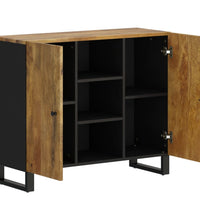 Sideboard mit 2 Türen 90x33x75 cm Massivholz Mango