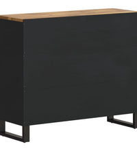 Sideboard mit 2 Türen 90x33x75 cm Massivholz Mango