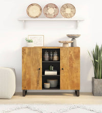 Sideboard mit 2 Türen 90x33x75 cm Massivholz Mango