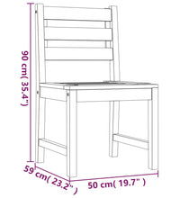 Gartenstühle 6 Stk. Massivholz Teak