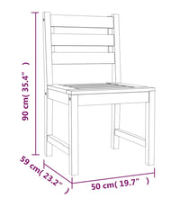 7-tlg. Garten-Essgruppe Massivholz Teak