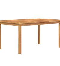 7-tlg. Garten-Essgruppe Massivholz Teak