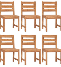 7-tlg. Garten-Essgruppe Massivholz Teak