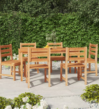 7-tlg. Garten-Essgruppe Massivholz Teak