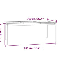 7-tlg. Garten-Essgruppe Massivholz Teak