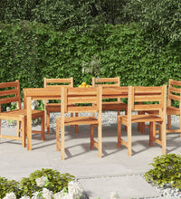 7-tlg. Garten-Essgruppe Massivholz Teak