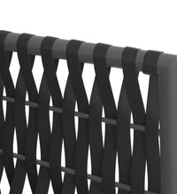 Gartenstühle mit Kissen 2 Stk. Schwarz 54x61x83 cm Poly Rattan