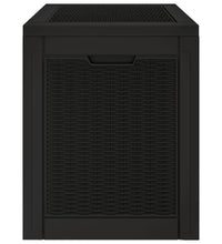 Gartenbox Schwarz 55,5x43x53 cm Polypropylen