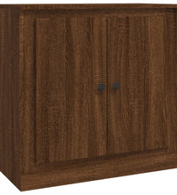 Sideboard Braun Eichen-Optik 70x35,5x67,5 cm Holzwerkstoff