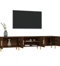 TV-Schrank Braun Eichen-Optik 180x31,5x40 cm Holzwerkstoff