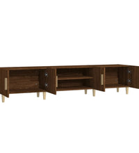 TV-Schrank Braun Eichen-Optik 180x31,5x40 cm Holzwerkstoff