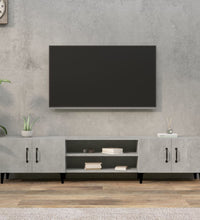 TV-Schrank Betongrau 180x31,5x40 cm Holzwerkstoff