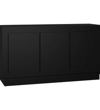 Sideboard Schwarz 102x35x55 cm Holzwerkstoff