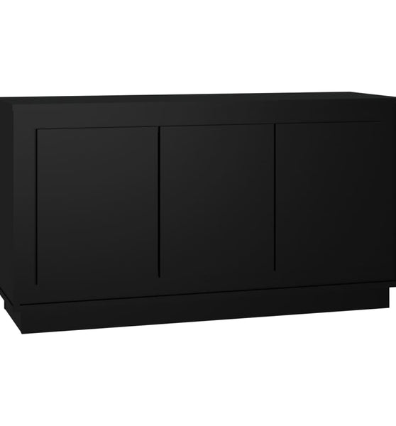 Sideboard Schwarz 102x35x55 cm Holzwerkstoff