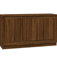 Sideboard Braun Eichen-Optik 102x35x55 cm Holzwerkstoff