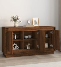 Sideboard Braun Eichen-Optik 102x35x55 cm Holzwerkstoff