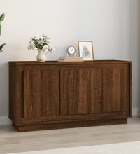 Sideboard Braun Eichen-Optik 102x35x55 cm Holzwerkstoff