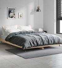 Bettgestell ohne Matratze Sonoma-Eiche 140x190 cm Holzwerkstoff