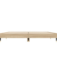 Bettgestell ohne Matratze Sonoma-Eiche 140x190 cm Holzwerkstoff