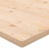 Tischplatte 100x60x2,5 cm Massivholz Kiefer Rechteckig
