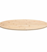 Tischplatte 110x55x2,5 cm Massivholz Kiefer Oval