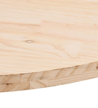 Tischplatte 60x30x2,5 cm Massivholz Kiefer Oval