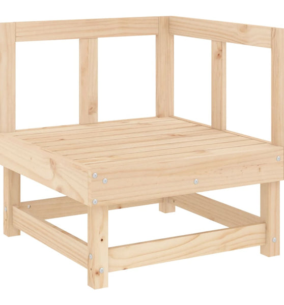 Garten-Ecksofa Massivholz Kiefer