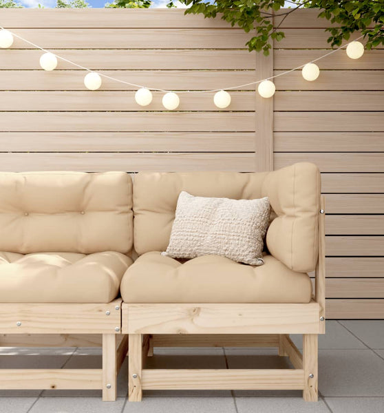 Garten-Ecksofa Massivholz Kiefer