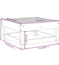 Gartenhocker Massivholz Douglasie