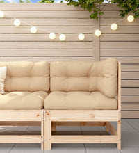 Garten-Ecksofa Massivholz Kiefer